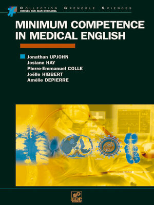 cover image of Minimum Competence in Medical English